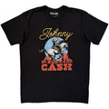 Johnny Cash Unisex Premium Carbon T-Shirt: Cowboy (Black)