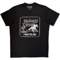 Johnny Cash Unisex Premium Carbon T-Shirt: I Walk The Line (Black)