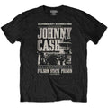 Johnny Cash Unisex T-Shirt: Prison Poster (Black)