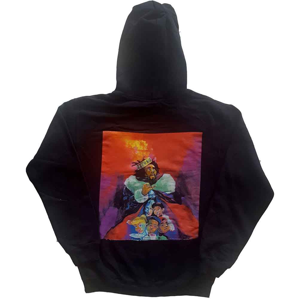 J Cole Unisex Pullover Hoodie: Choose Wisely (Black) (Back Print)