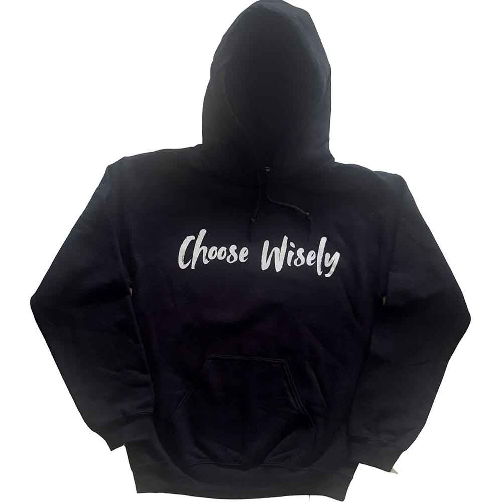 J Cole Unisex Pullover Hoodie: Choose Wisely (Black) (Back Print)