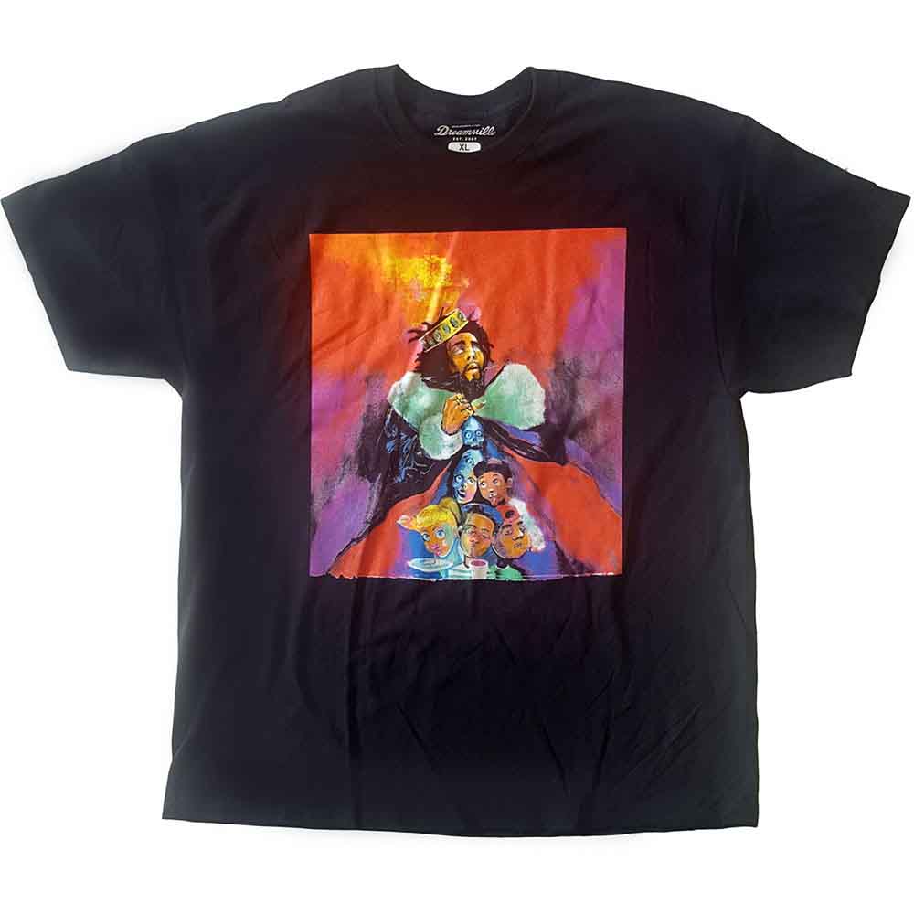 J Cole Unisex T-Shirt: Choose Wisely (Black) (Back Print)