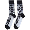 Johnny Cash Unisex Ankle Socks: Guitars 'n Guns (Black, White & Grey) (UK Size 7 - 11)