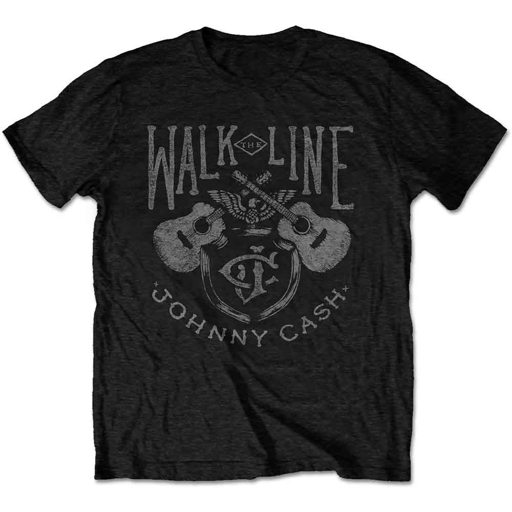 Johnny Cash Unisex T-Shirt: Walk The Line (Black)
