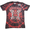 Johnny Cash Unisex T-Shirt: Ring of Fire (Red) (Wash Collection)