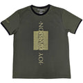 Joy Division Unisex Ringer T-Shirt: Blended Pulse (Khaki Green)