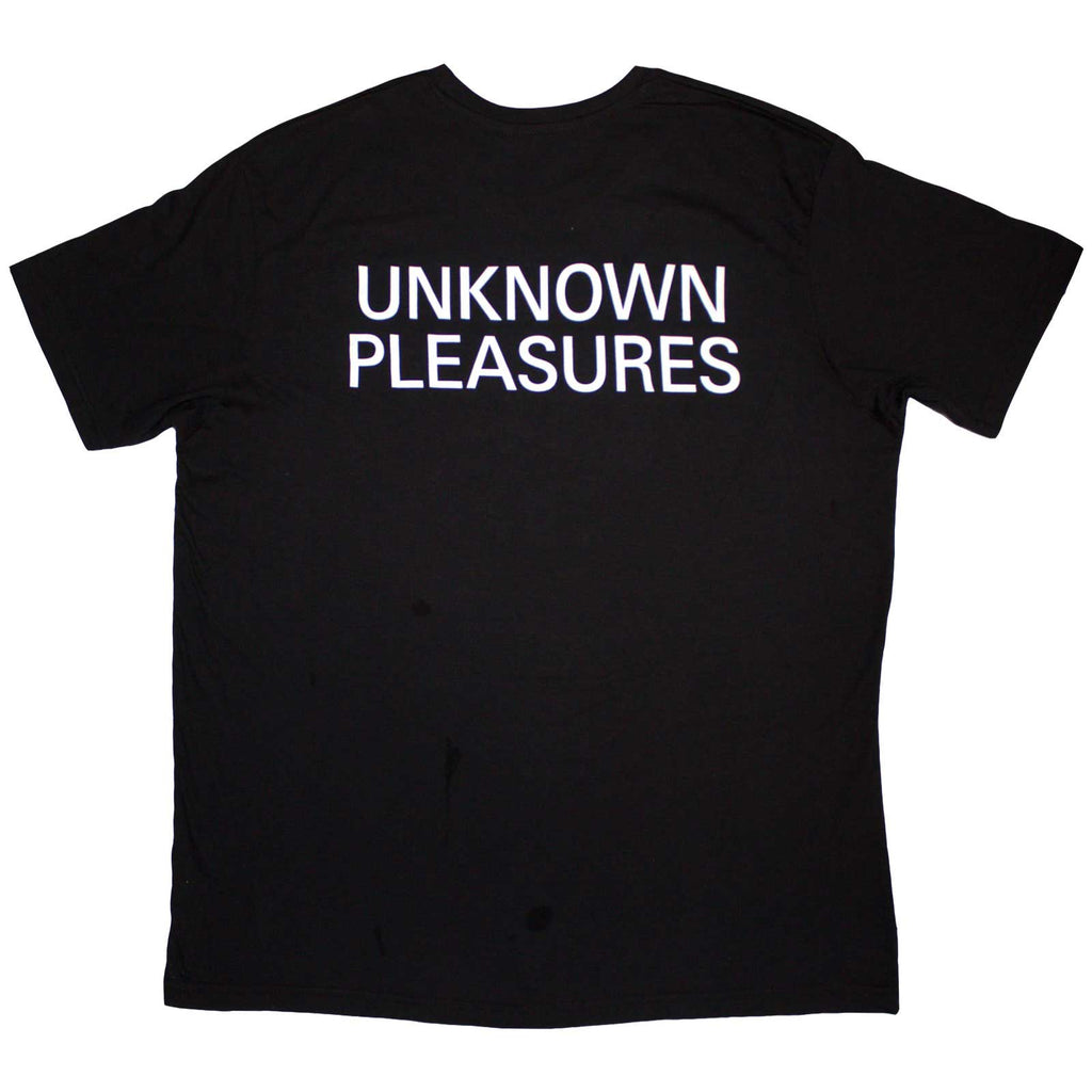 Joy Division Unisex T-Shirt: Lone Pulsar (Black) (Back Print)