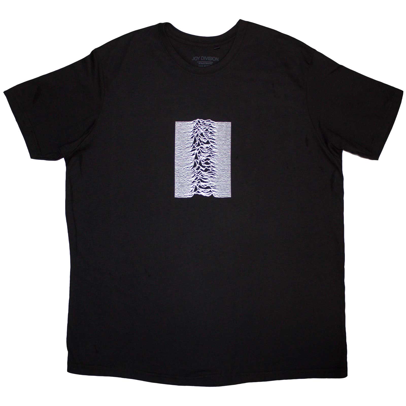 Joy Division Unisex T-Shirt: Lone Pulsar (Black) (Back Print)