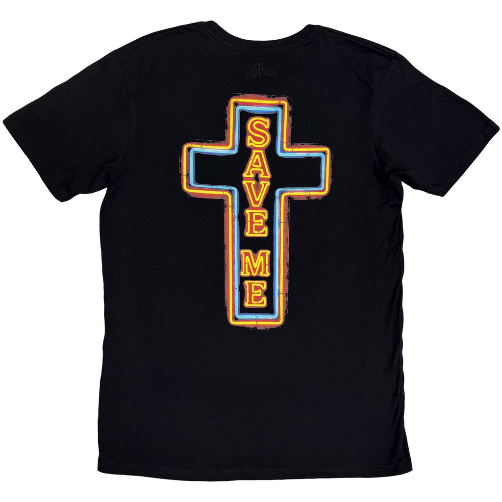 Jelly Roll Unisex T-Shirt: Save Me Neon (Black) (Back Print)