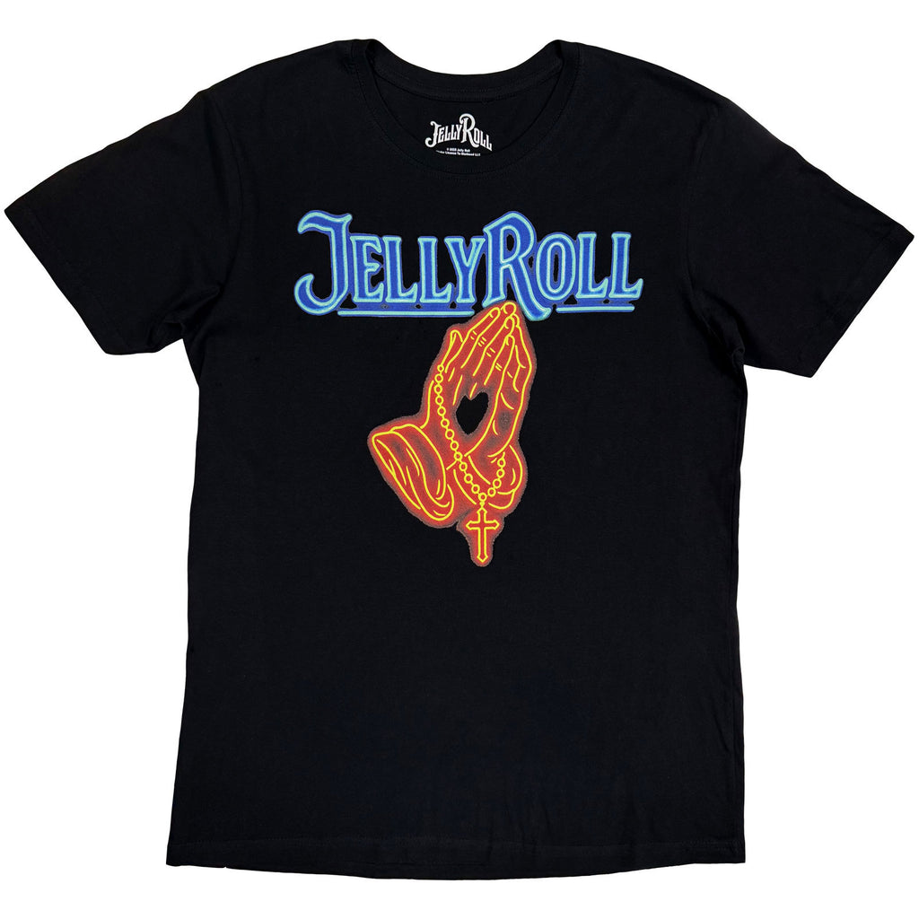Jelly Roll Unisex T-Shirt: Save Me Neon (Black) (Back Print)