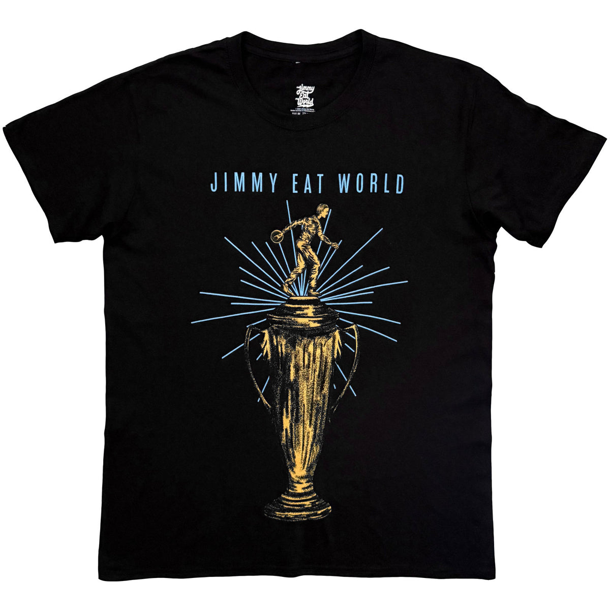 Jimmy Eat World Unisex T-Shirt: American Trophy (Black)