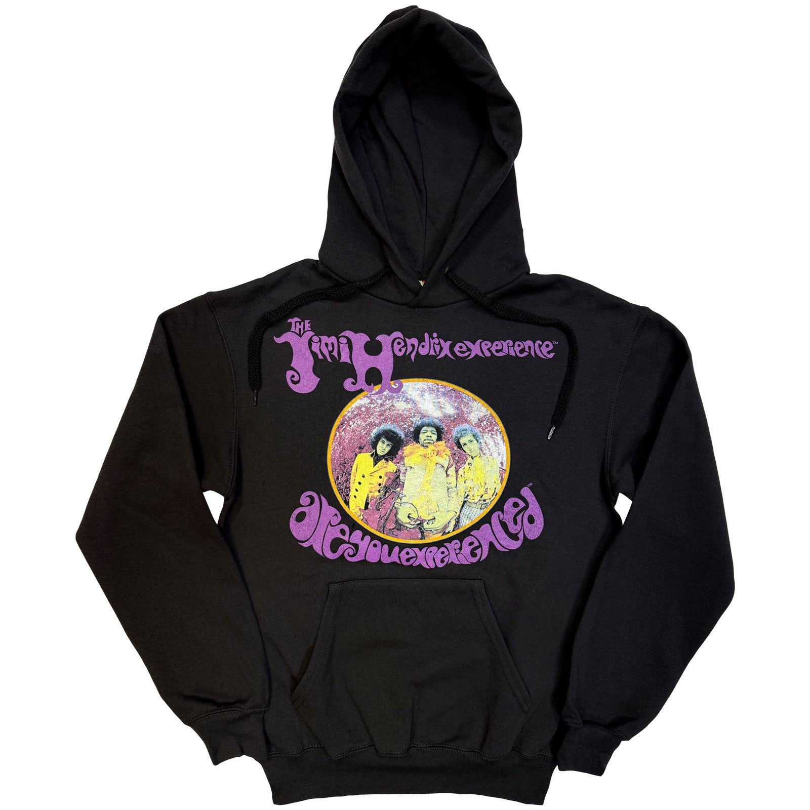 Jimi Hendrix Unisex Pullover Hoodie: Are You Experienced (Black)
