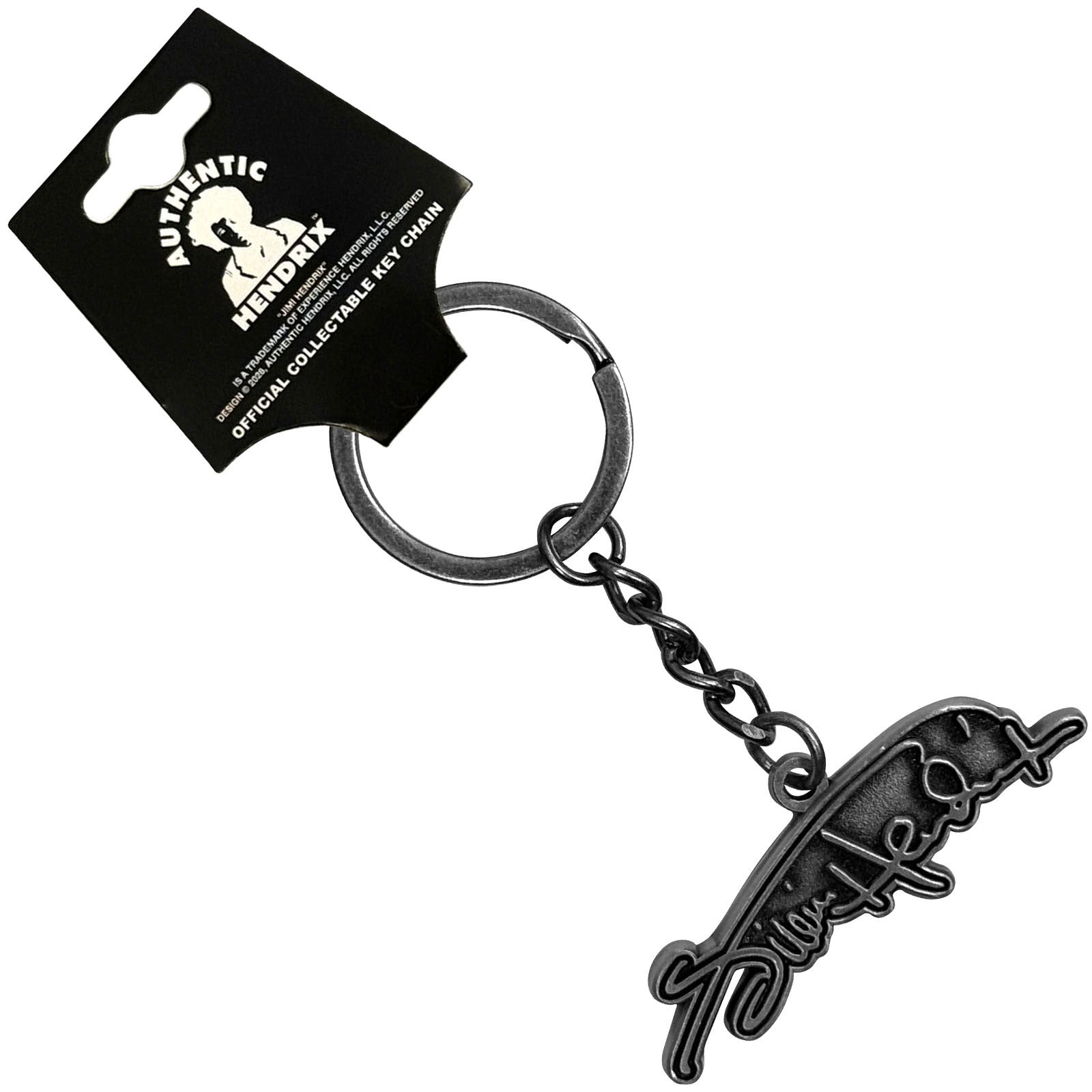 Jimi Hendrix Keychain: Signature Logo