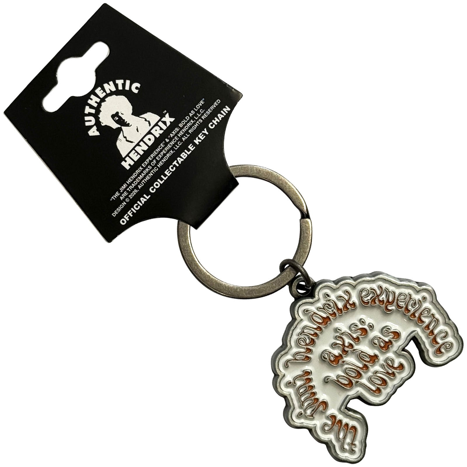 Jimi Hendrix Keychain: Axis