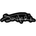 Jimi Hendrix Woven Patch: Signature Logo