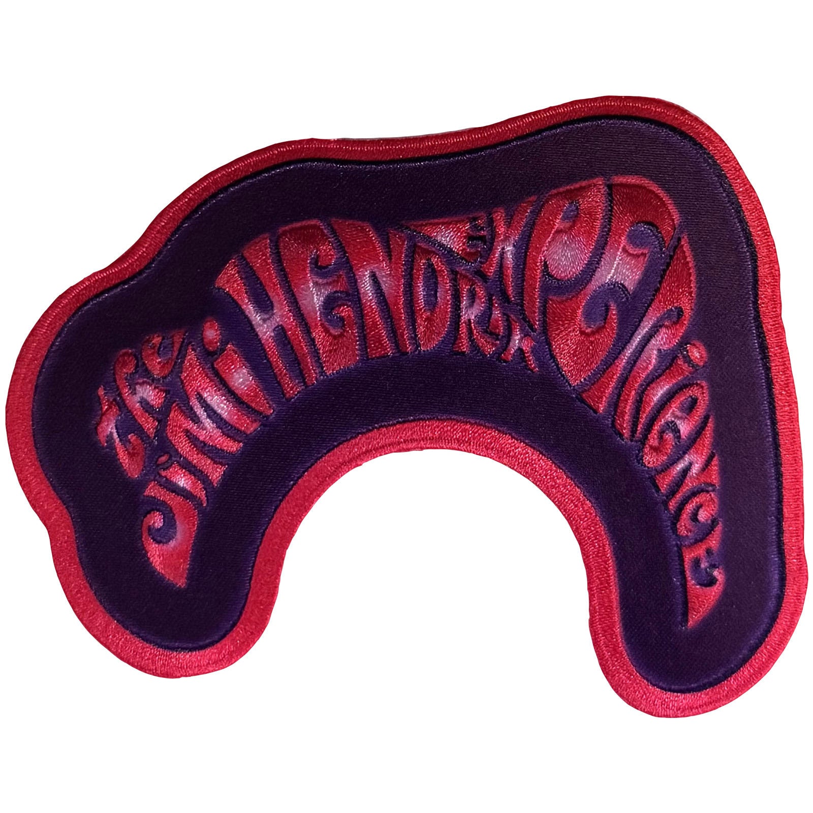 Jimi Hendrix Woven Patch: Swirl Logo