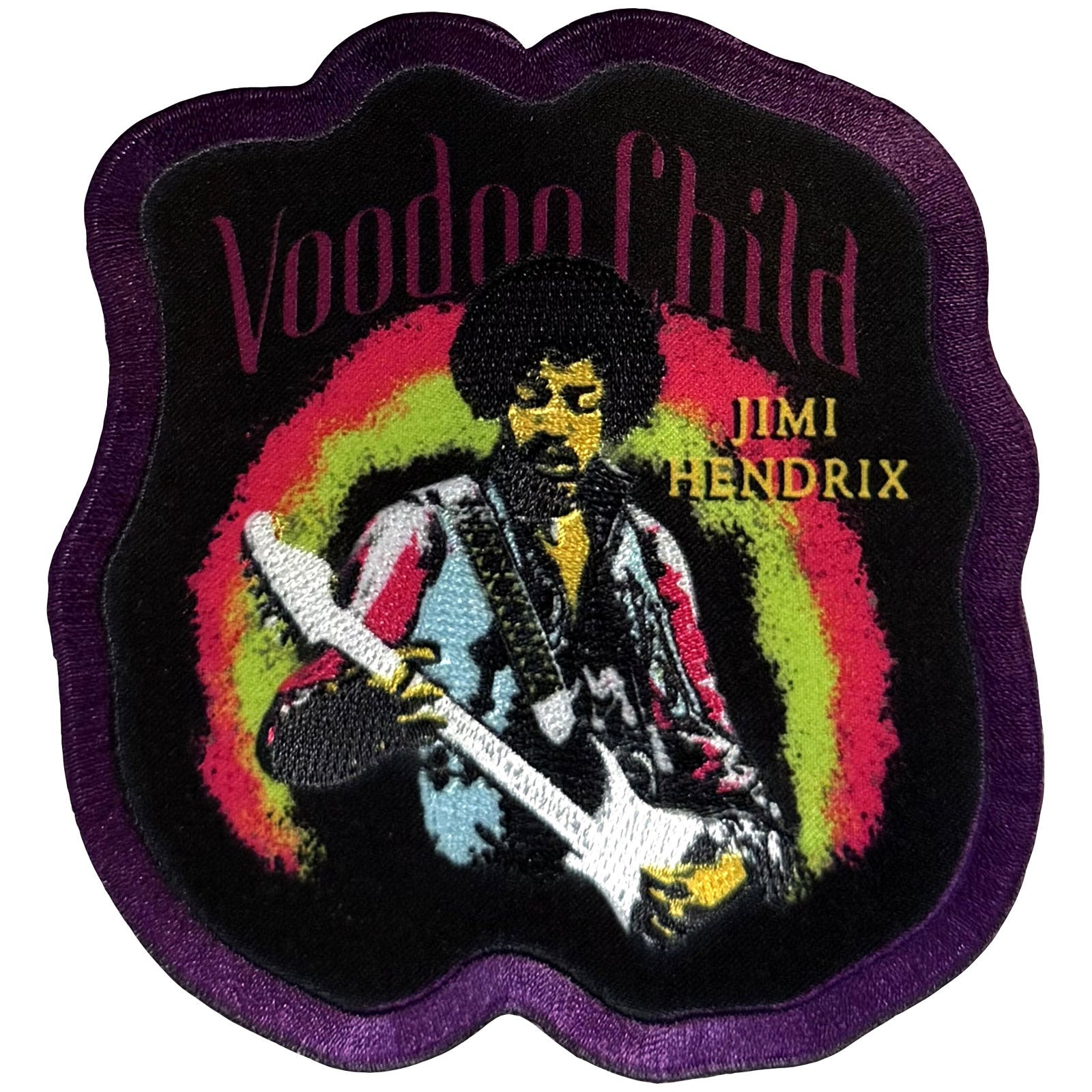 Jimi Hendrix Woven Patch: Voodoo Child