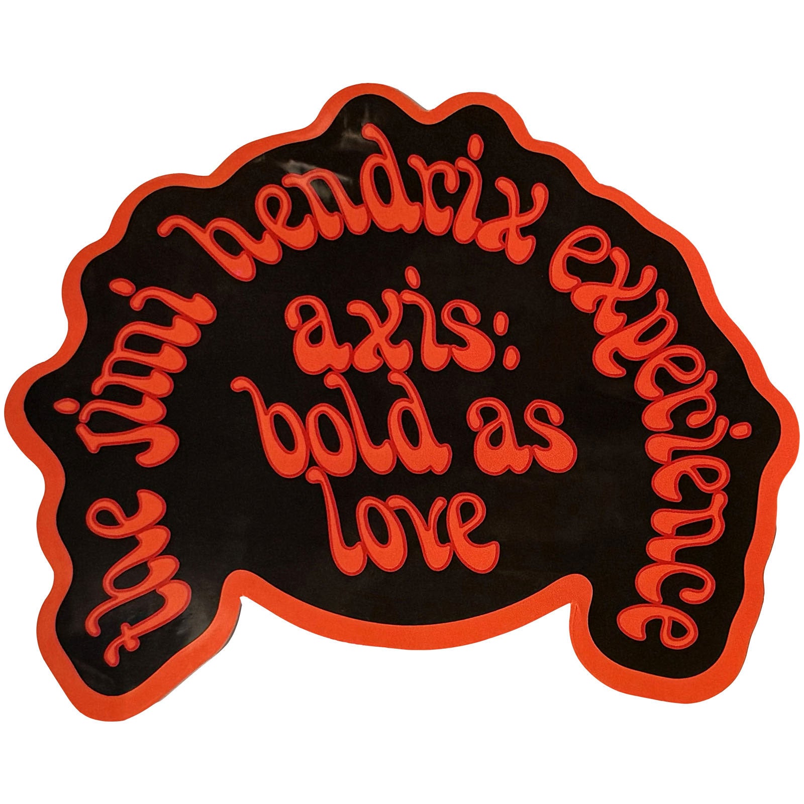 Jimi Hendrix Sticker: Axis