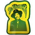 Jimi Hendrix Sticker: Jimi & Swirl Logo