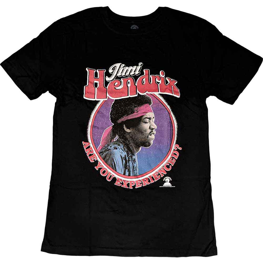 Jimi Hendrix Unisex T-Shirt: Are You Experienced? (Black)