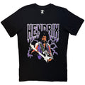 Jimi Hendrix Unisex T-Shirt: Lightning (Black)