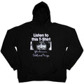 John Lennon Unisex Pullover Hoodie: Listen To This (Black)