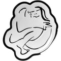 John Lennon Magnet: Cuddle