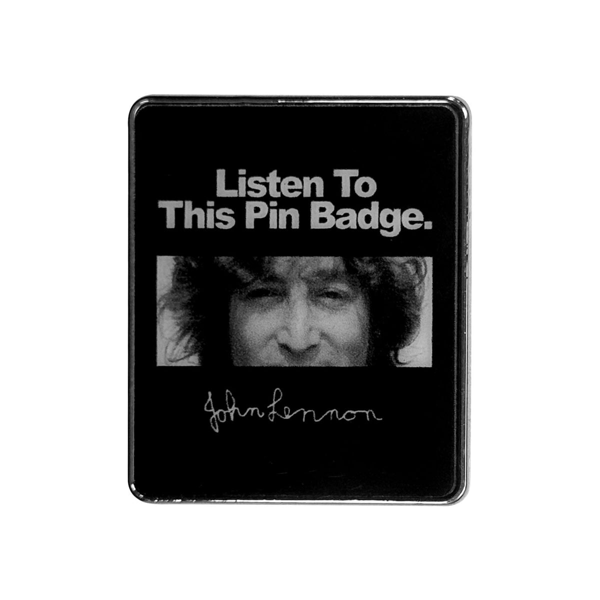 John Lennon Pin Badge: Listen To