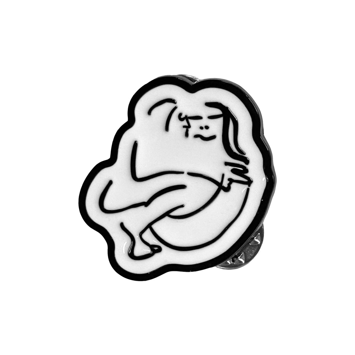 John Lennon Pin Badge: Cuddle