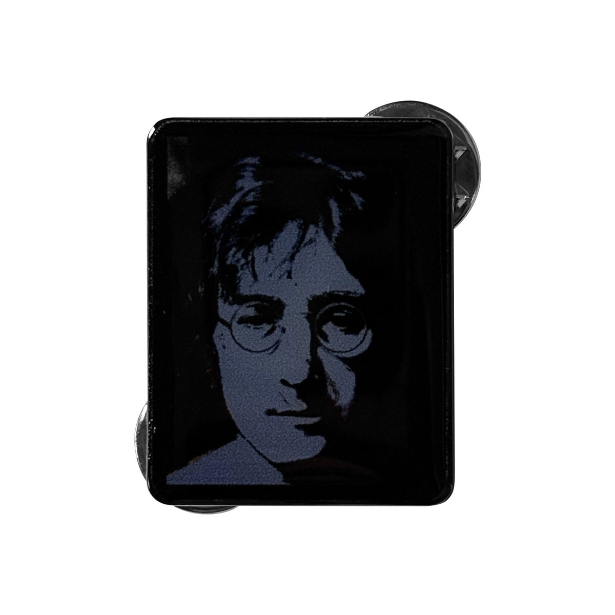 John Lennon Pin Badge: Blue John