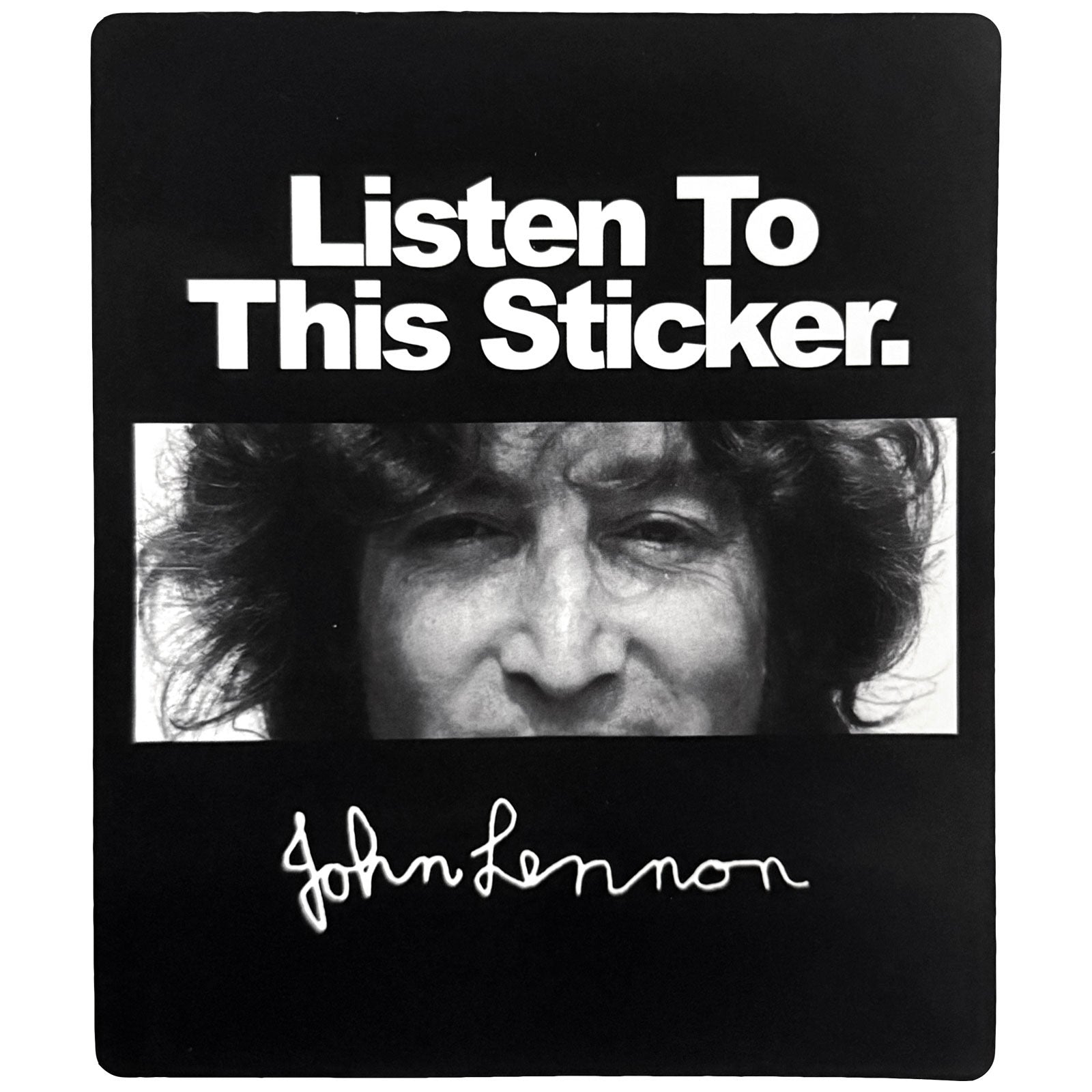 John Lennon Sticker: Listen