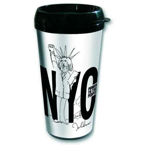 John Lennon Travel Mug: NYC/Power To The People