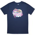 John Lennon Unisex T-Shirt: Rainbows, Love & Peace (Blue)