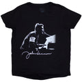 John Lennon Ladies T-Shirt: People for Peace (Black)