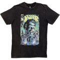 DC Comics Unisex Stone Wash T-Shirt: Joker Rings (Black)