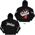 Judas Priest Unisex Pullover Hoodie: British Steel (Black) (Back & Sleeve Print)