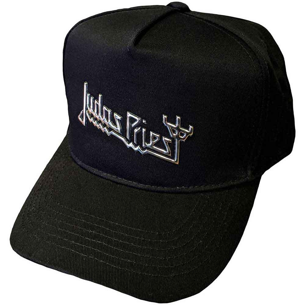 Judas Priest Unisex Baseball Cap: Sonic Silver Logo (Black)