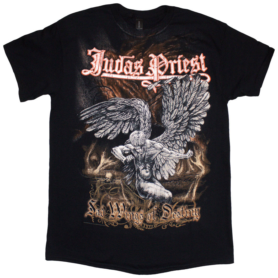 Judas Priest Unisex T-Shirt: Sad Wings (Black)