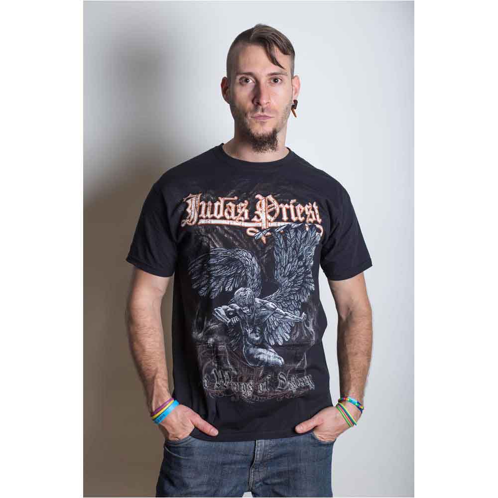 Judas Priest Unisex T-Shirt: Sad Wings (Black)
