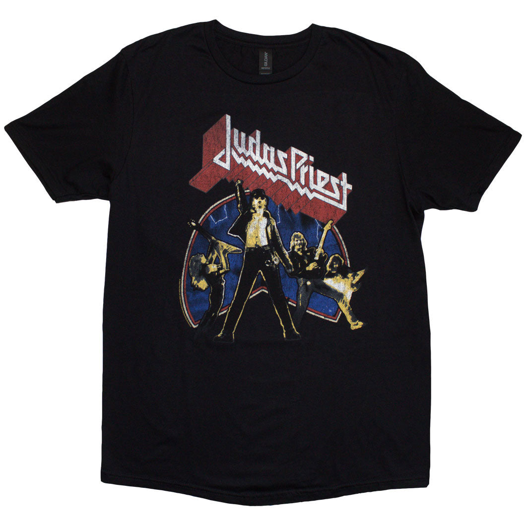 Judas Priest Unisex T-Shirt: Unleashed Version 2 (Black)
