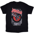 Judas Priest Unisex T-Shirt: Silver and Red Vengeance (Black)