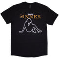 Judas Priest Unisex T-Shirt: Sin After Sin Sinner Slogan Lady (Black)