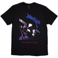Judas Priest Unisex T-Shirt: Stained Class Purple Mixer (Black)