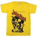 Judas Priest Unisex T-Shirt: Stained Class Vintage Head (Yellow)