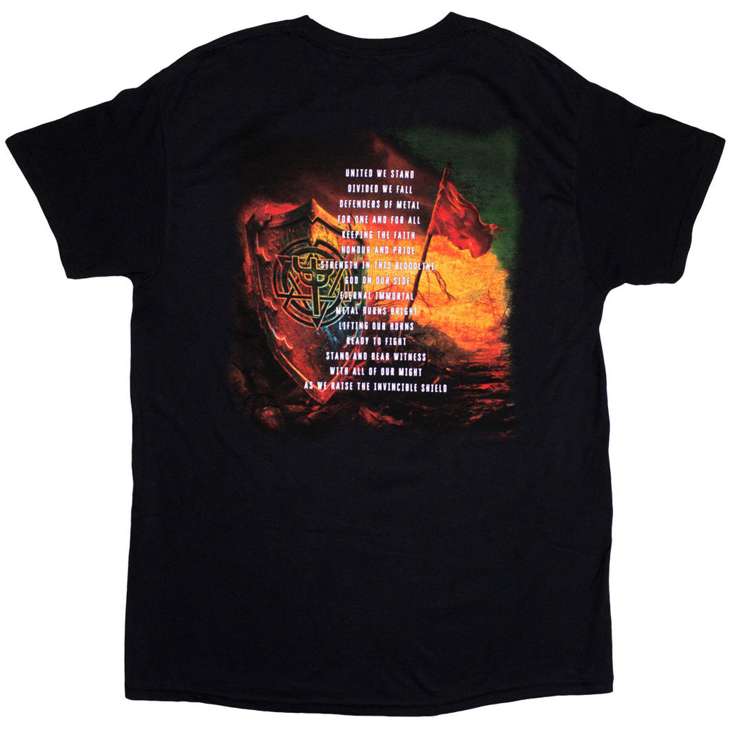Judas Priest Unisex T-Shirt: United We Stand (Black) (Back Print)