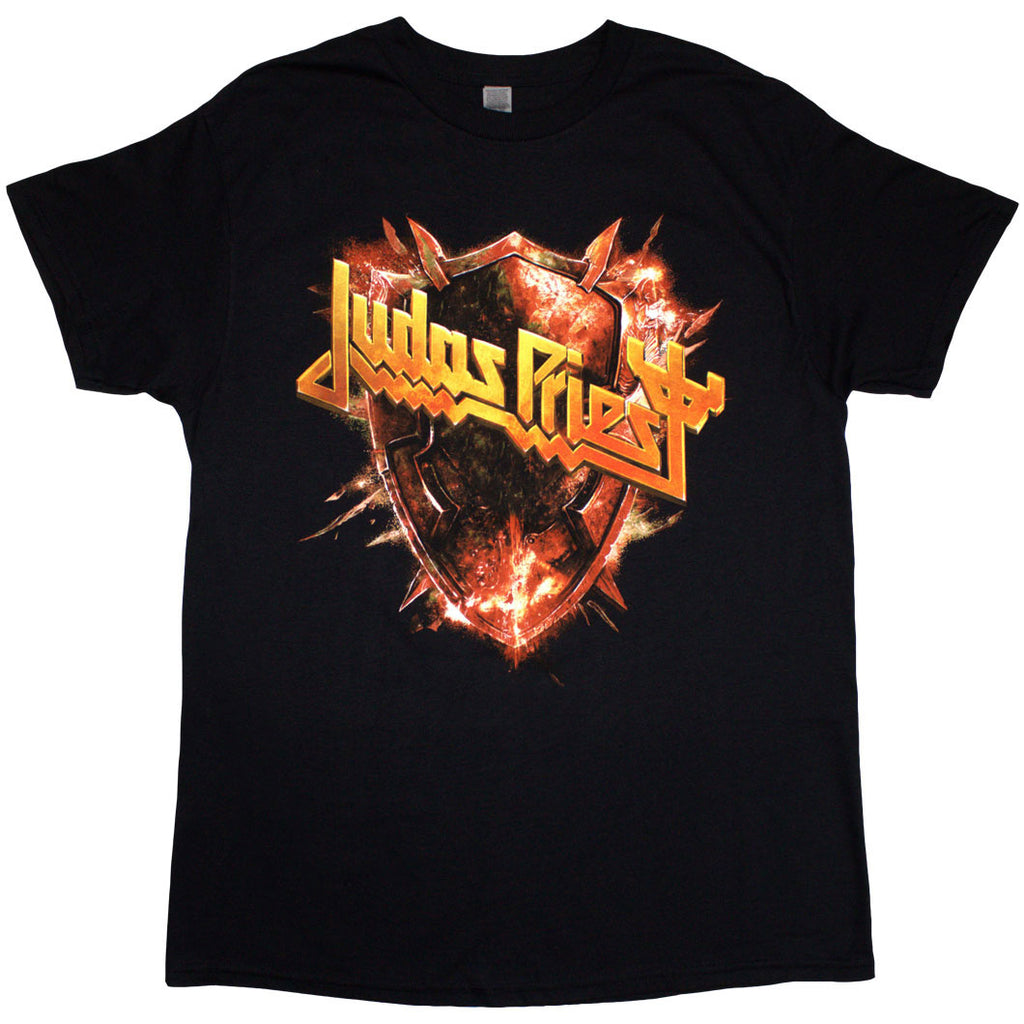 Judas Priest Unisex T-Shirt: United We Stand (Black) (Back Print)