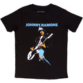 Johnny Ramone Unisex T-Shirt: Ripped Denim (Black)
