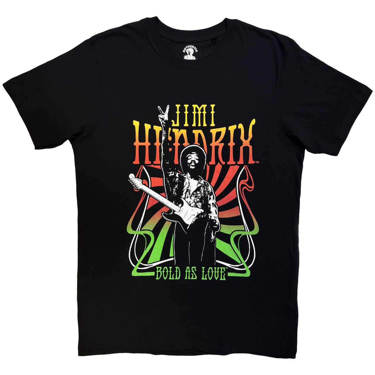 Jimi Hendrix: Bold As Love Unisex T-Shirt (Black)