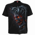 Spiral Unisex T-Shirt: Death Embers (Black) (Back Print)
