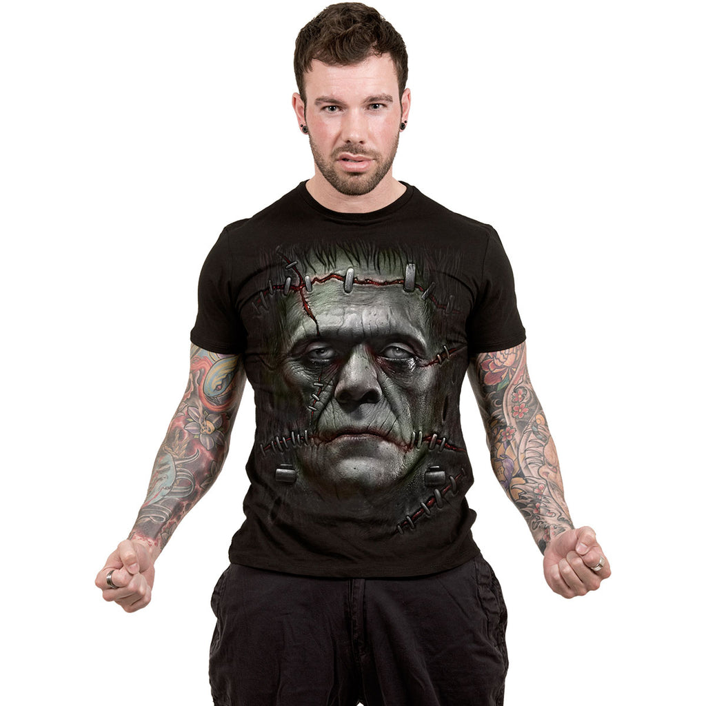 Spiral Unisex T-Shirt: It Lives (Black) (Back Print)